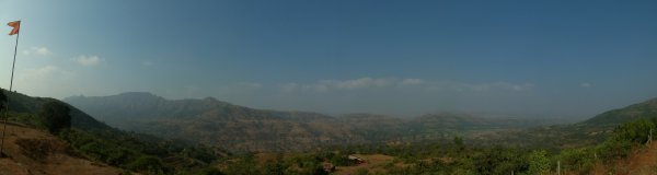 panoramic view. rajgad..